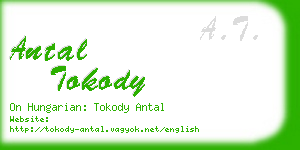 antal tokody business card